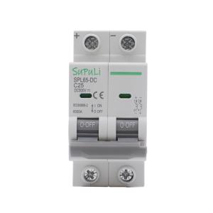 DC MCB BREAKER 2POLE 25A 500V 6KA MCB MINIATURE CIRCUIT BREAKERS